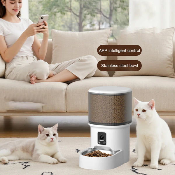 Smart Pet Feeder with Camera