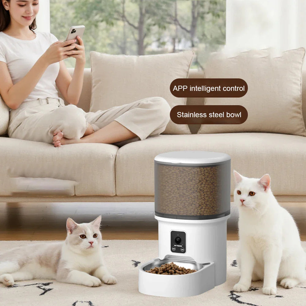 Smart Pet Feeder with Camera