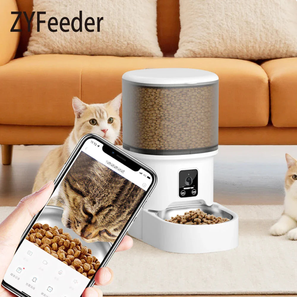 Smart Pet Feeder with Camera